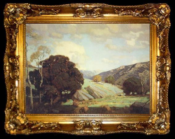 framed  Carl Oscar Borg Valley Oaks,n.d., ta009-2